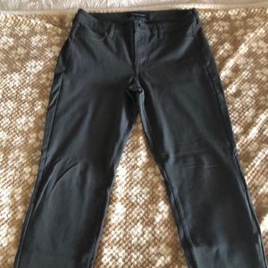 Liverpool dark olive green stretchy pants/jeans